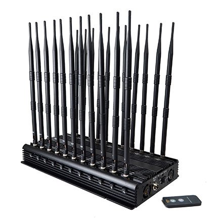 Disturbatore di telefoni cellulari a banda intera 5g con 22 antenne 3